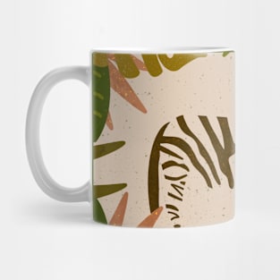 Tropical Zebra (Olive) Mug